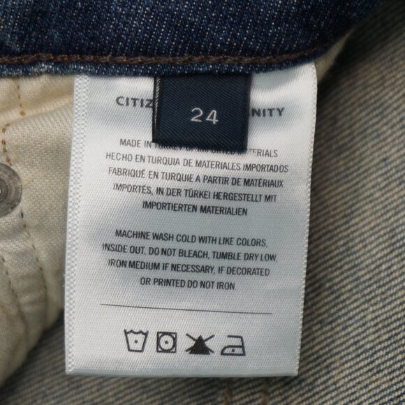 New Citizens of Humanity Zurie High Rise Straight Leg Jeans in Eugene size 24 - Picture 15 of 16